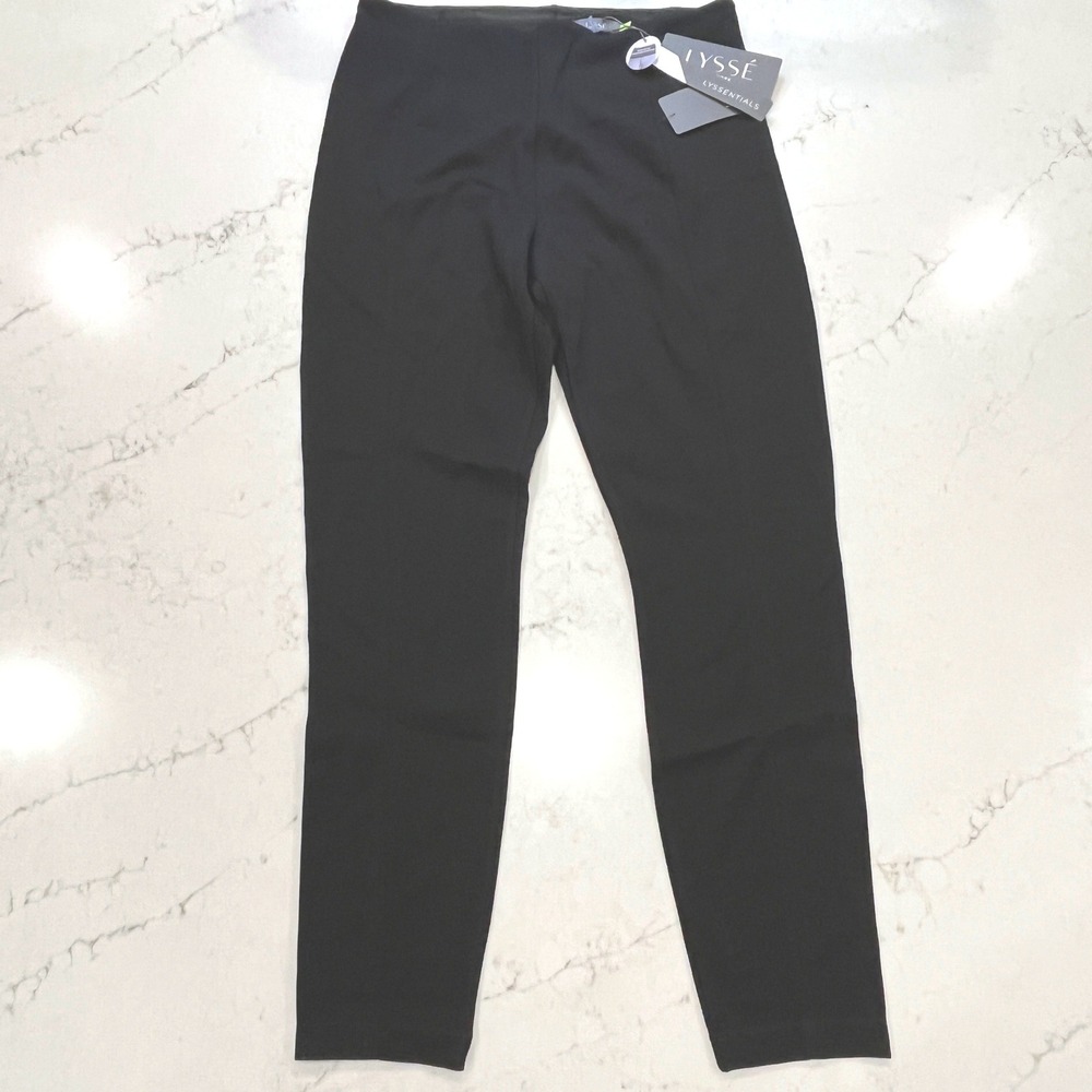 Lysse Tayler Seamed Legging Womens XL Black Pull On Ponte Lightweight Minimalist